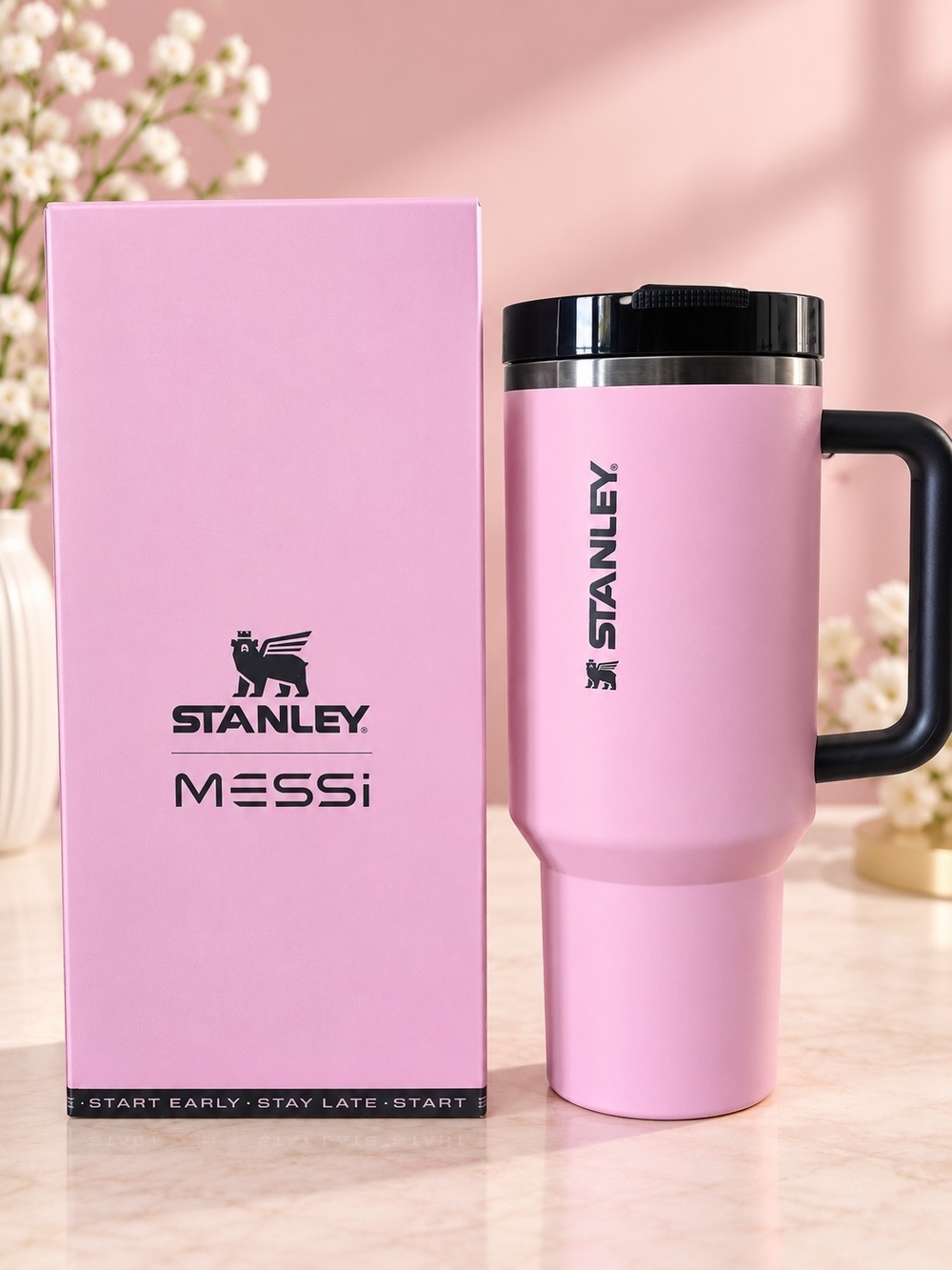The Messi x Stanley Quencher ProTour Flip Straw Tumbler | 40 OZ